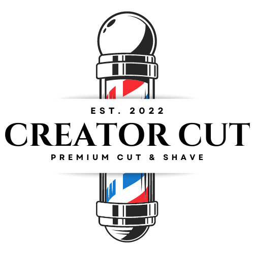 A logo for a barber shop